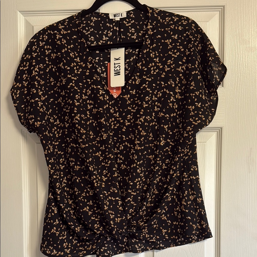 Black and Tan Women's Top
